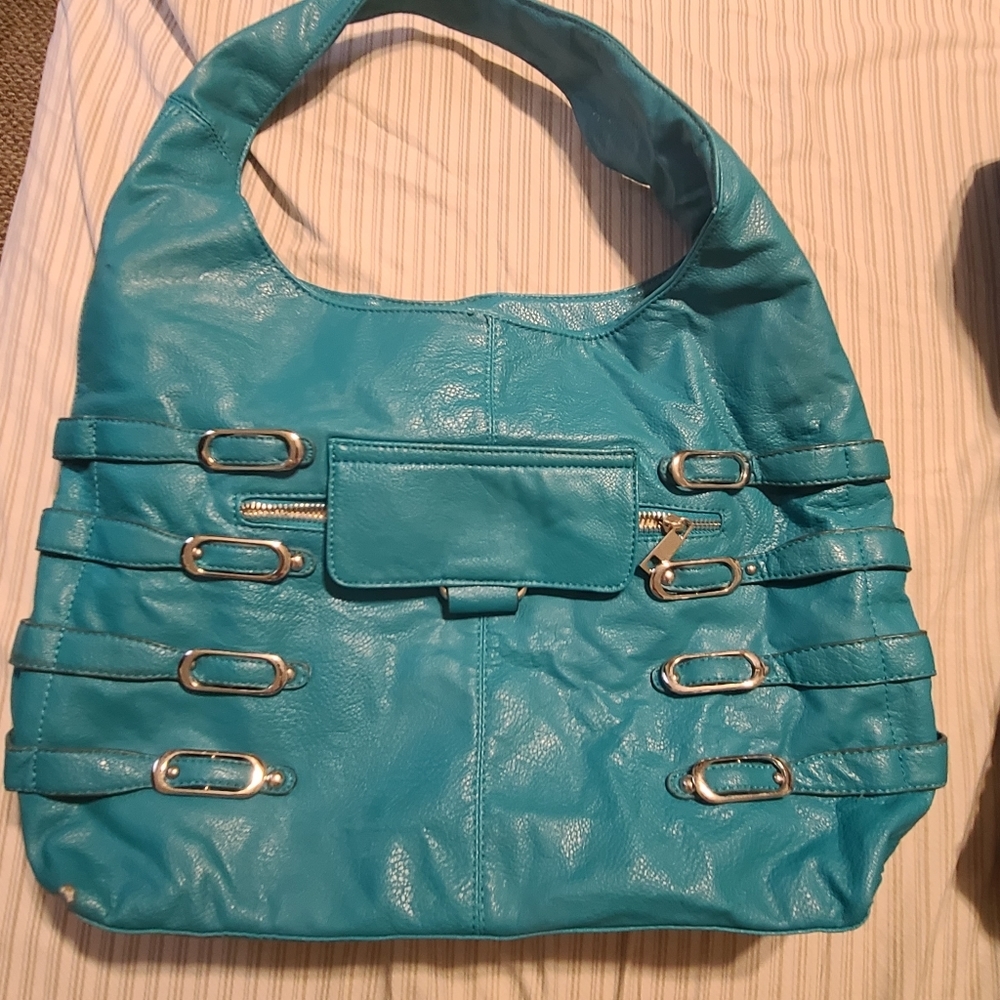 Teal Shoulder Bag